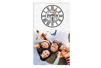 Orologio tela family 40x70 VERTICALE