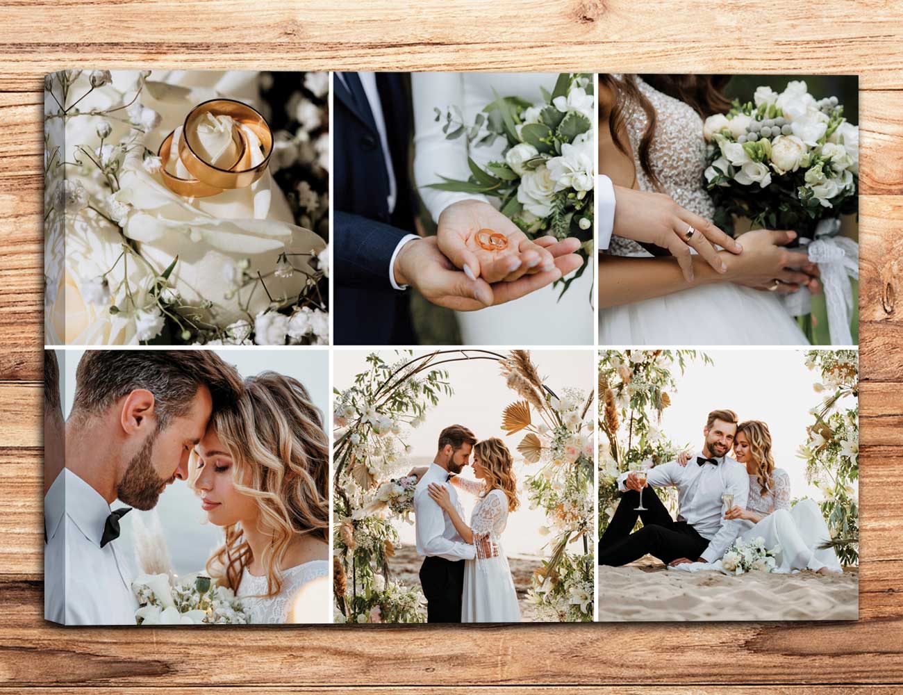 Collage 6 foto 100x70 orizzontale