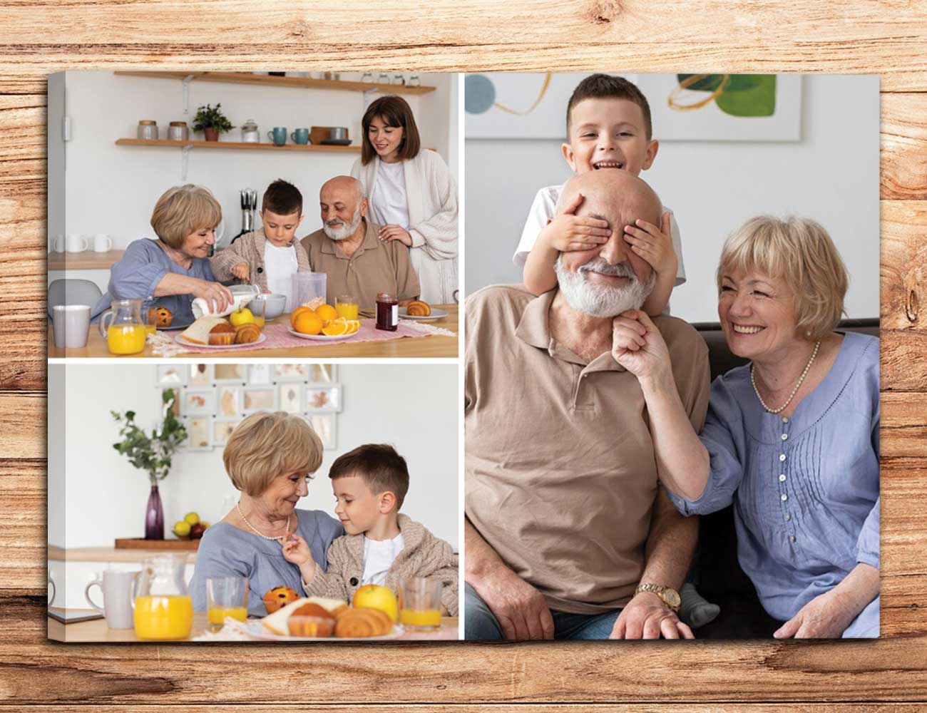 Collage 3 foto 100x70 orizzontale