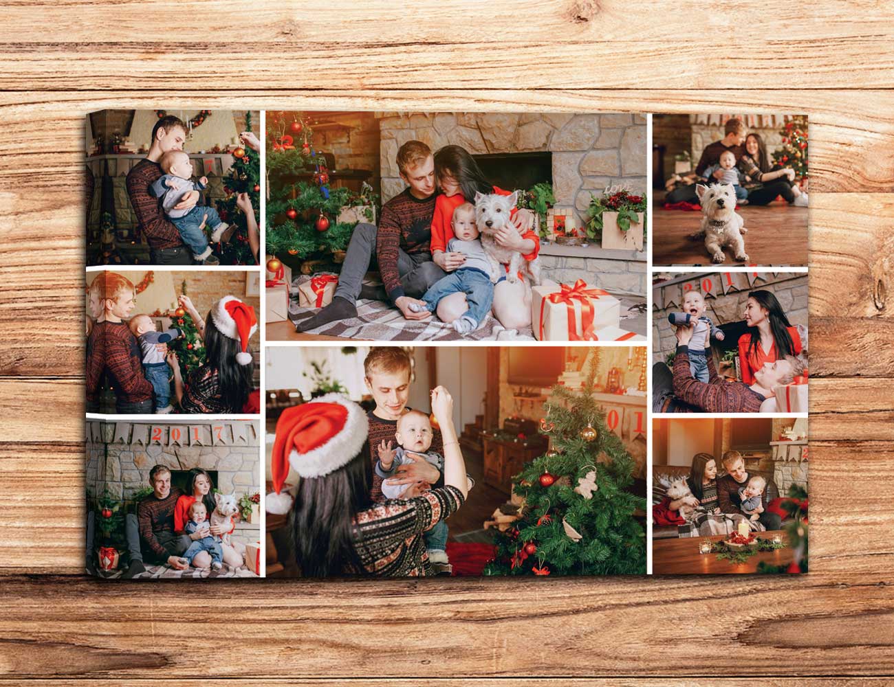 Collage 8 foto 60x40 orizzontale