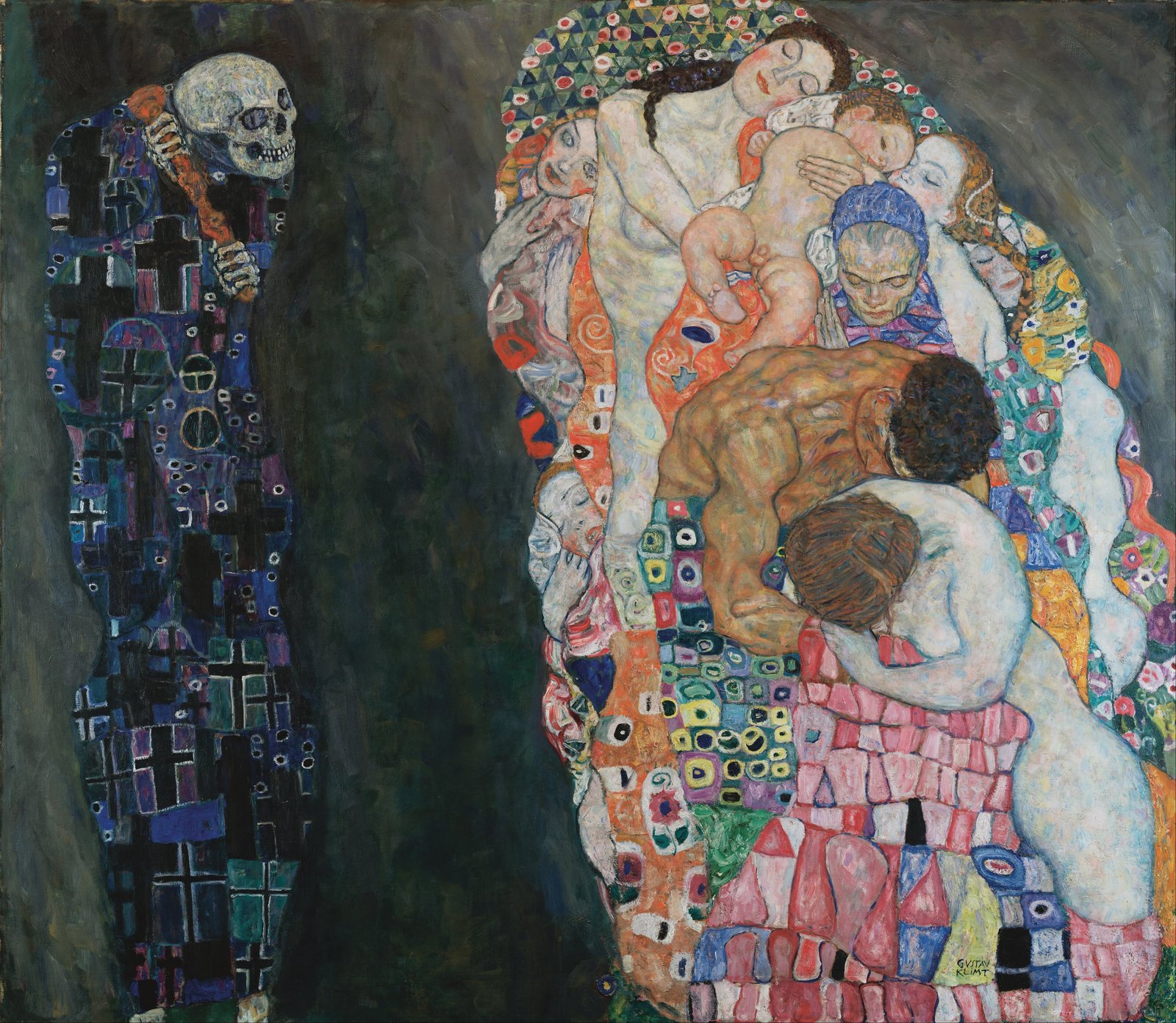 vita e morte - Gustav Klimt