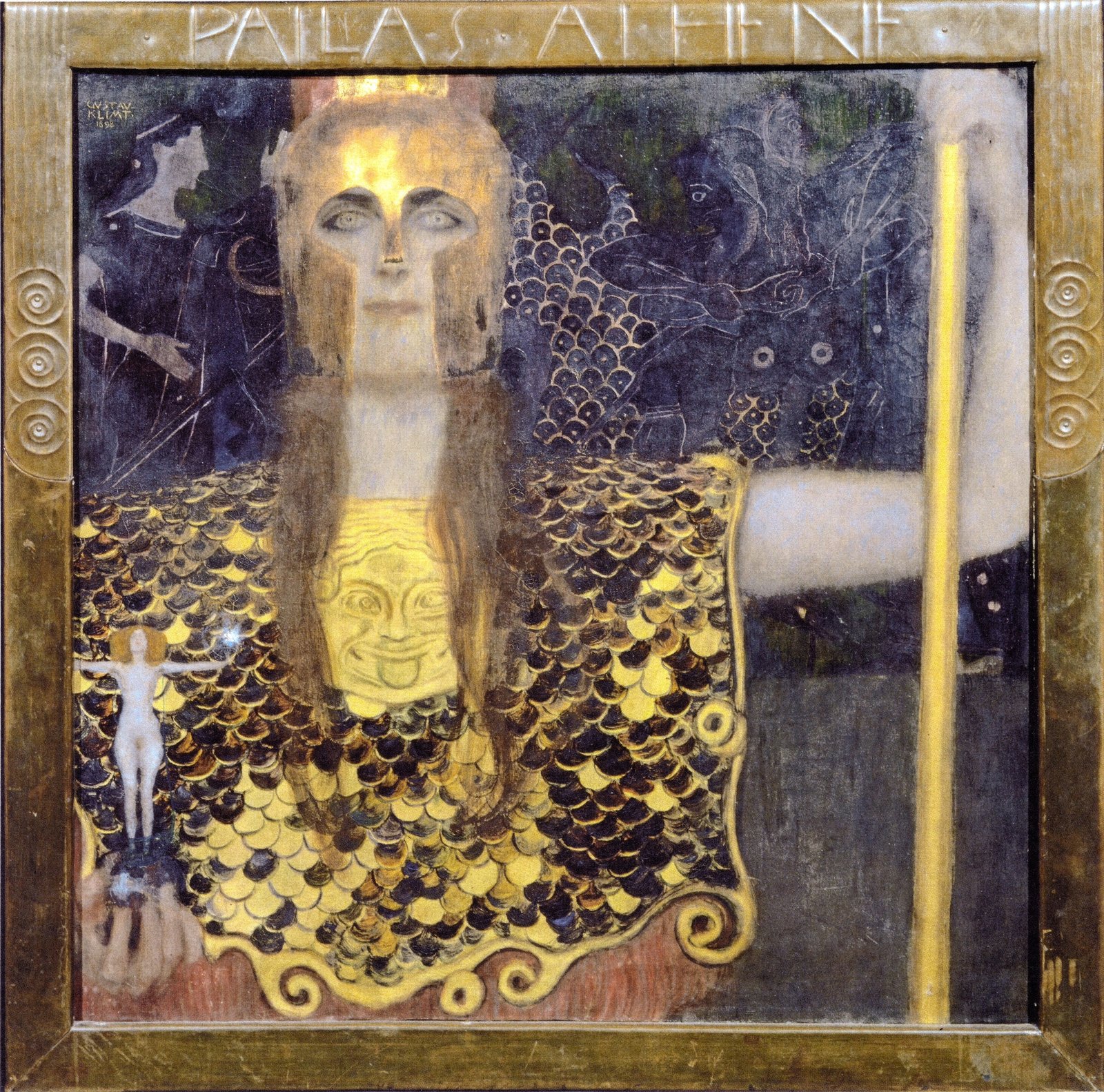 Pallade Atena - Gustav Klimt