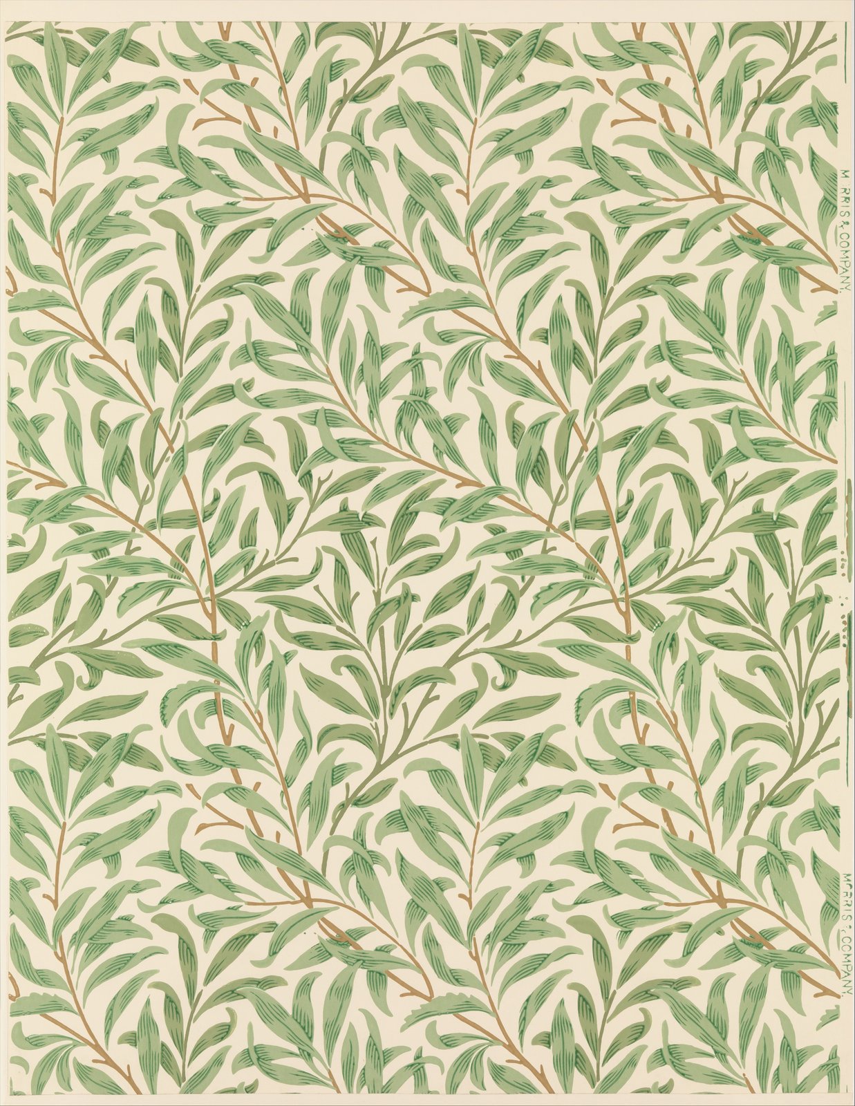 Ramo di salice - William Morris