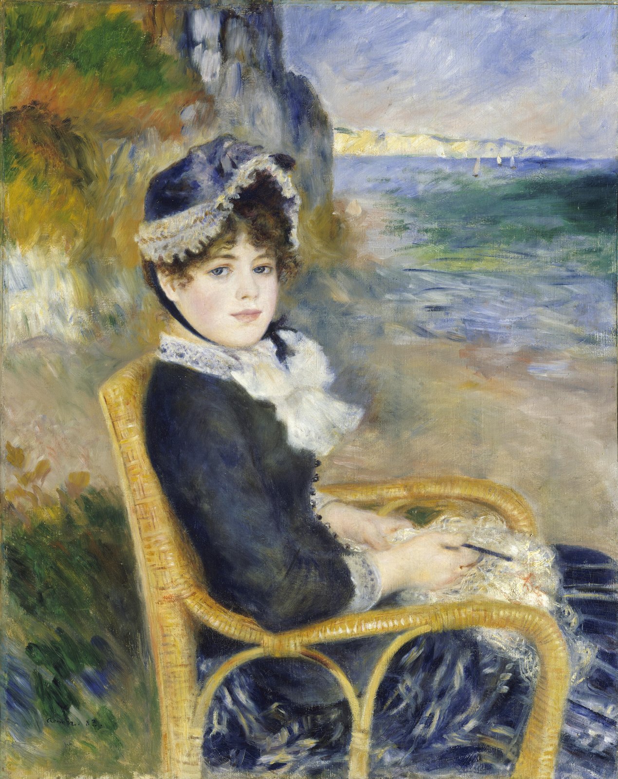 In riva al mare - Pierre-Auguste Renoir
