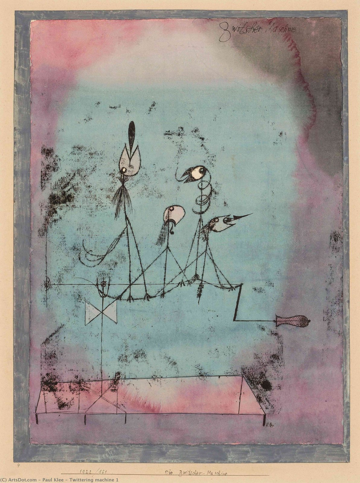 La macchina cinguettante - Paul Klee