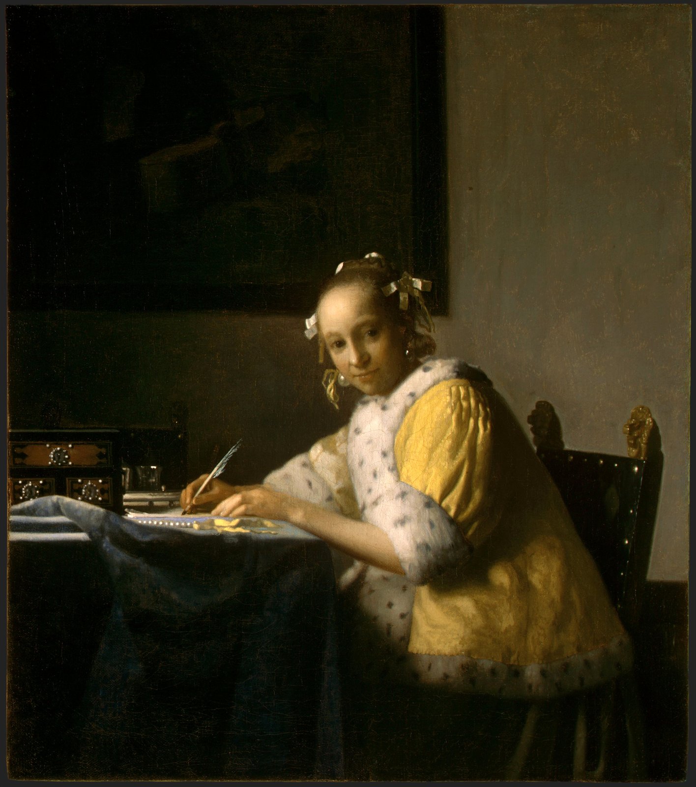 Donna che scrive una lettera - Johannes Vermeer