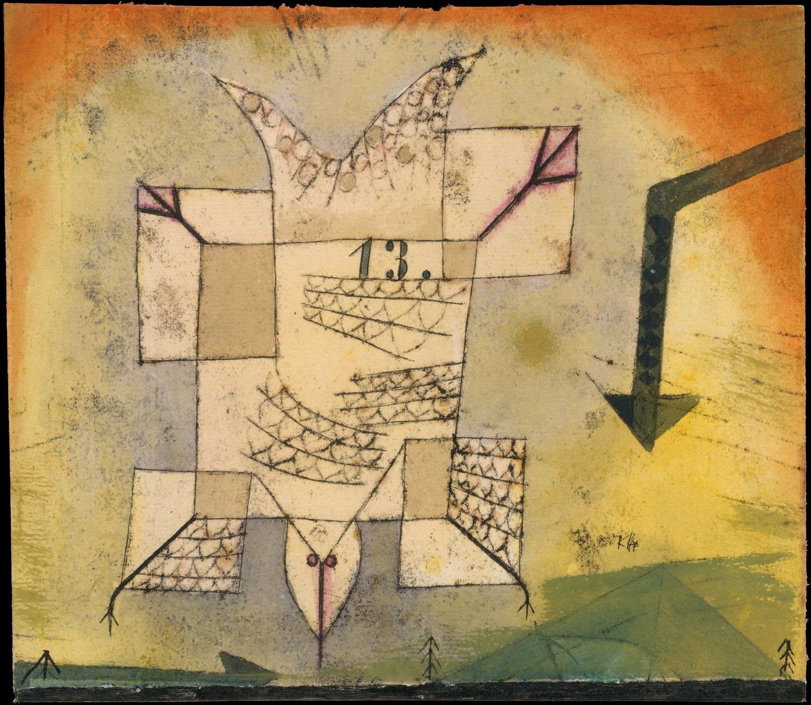 Gatto e uccello - Paul Klee