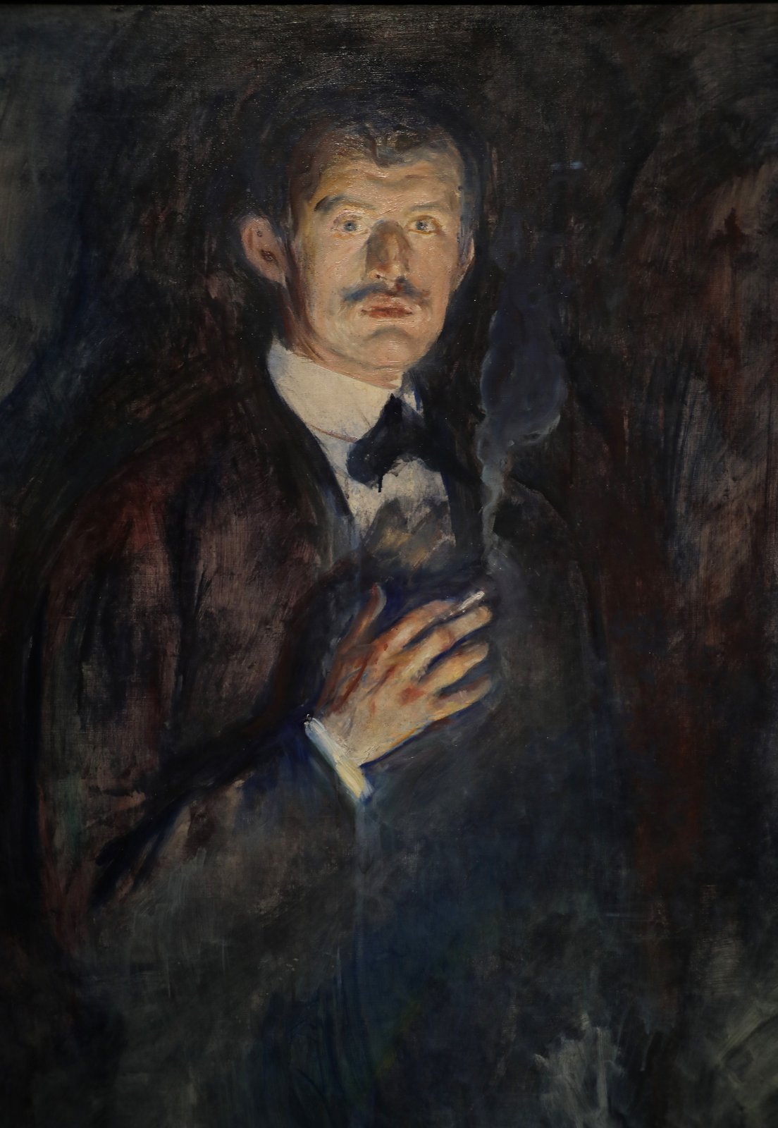Autoritratto con sigaretta - Edvard Munch