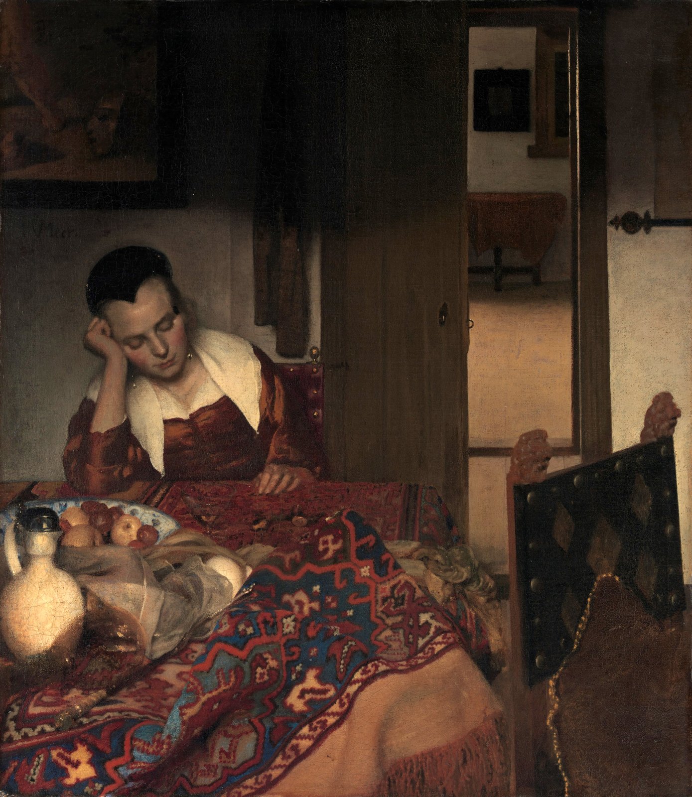 Fantesca addormentata - Johannes Vermeer