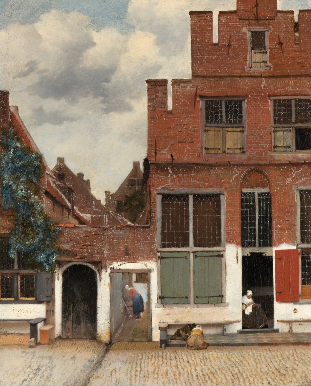 Stradina di Delft - Johannes Vermeer