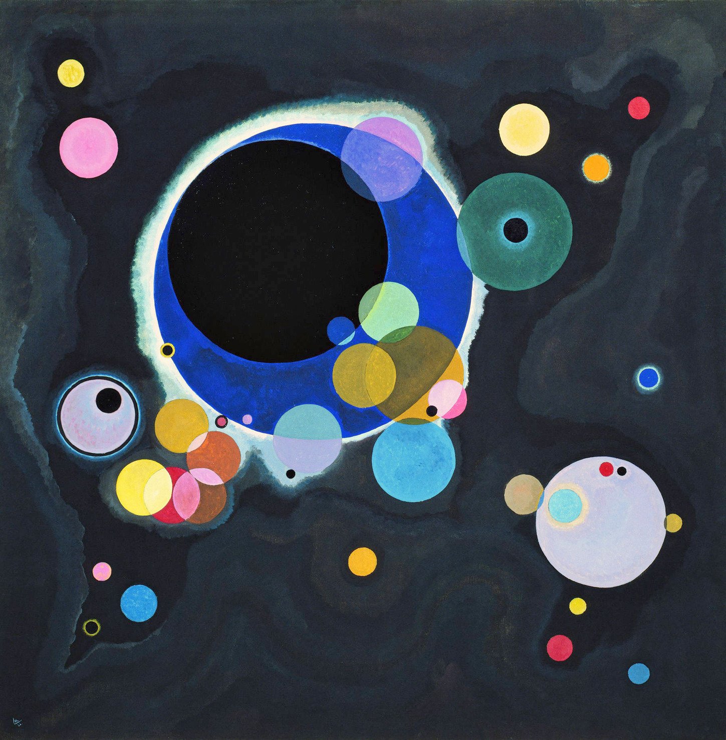 Alcuni cerchi - Wassily Kandinsky
