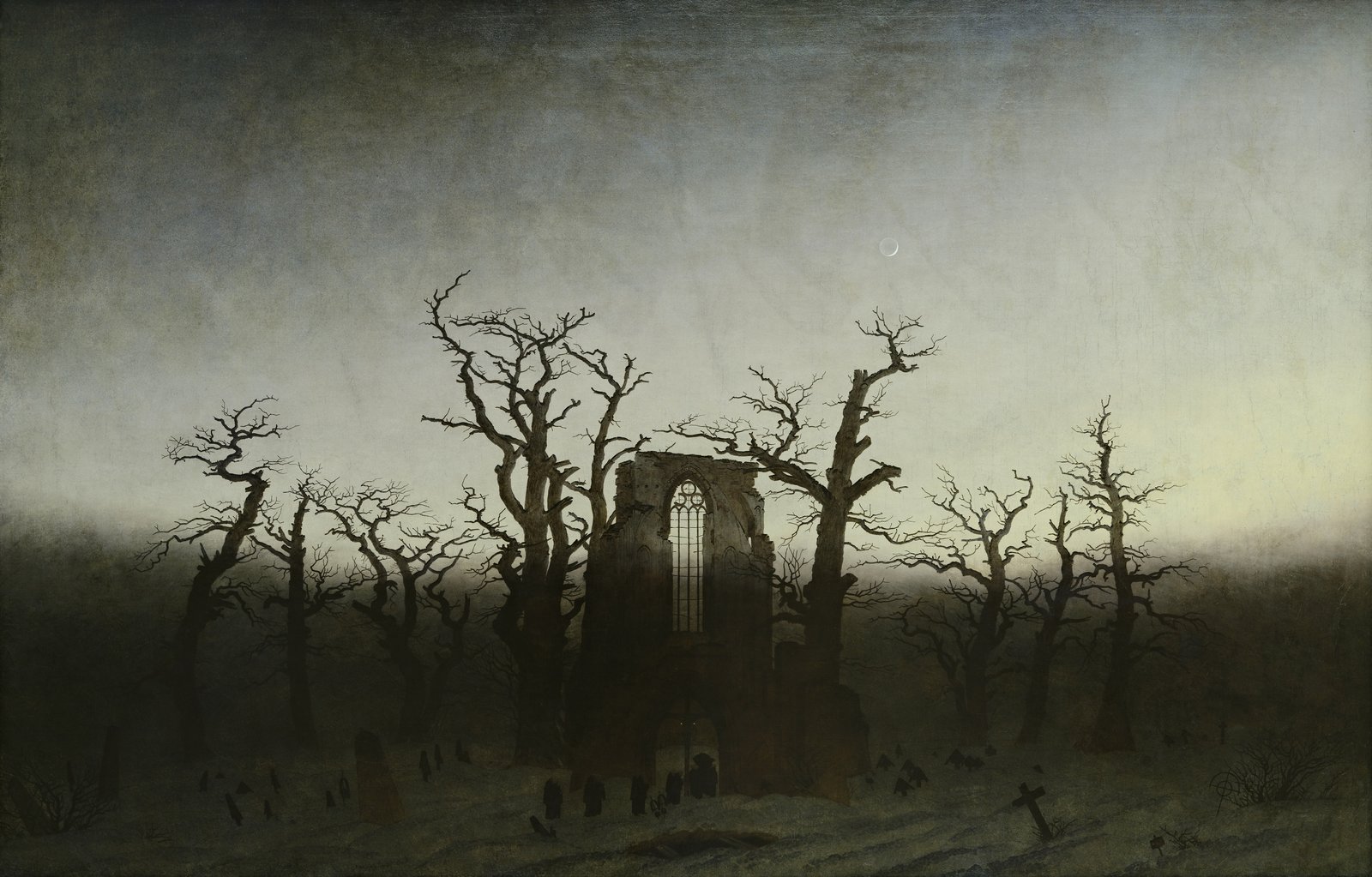 Abbazia nel querceto - Caspar David Friedrich