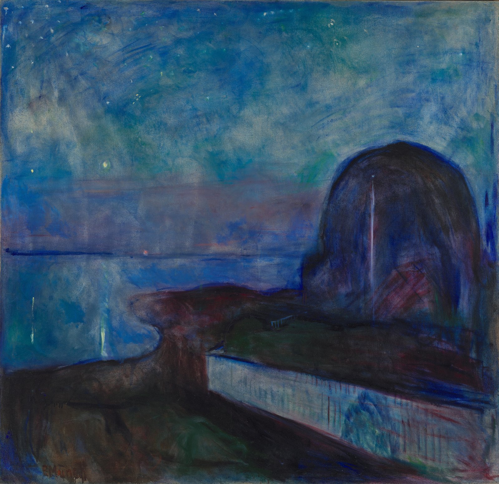 Notte stellata - Edvard Munch