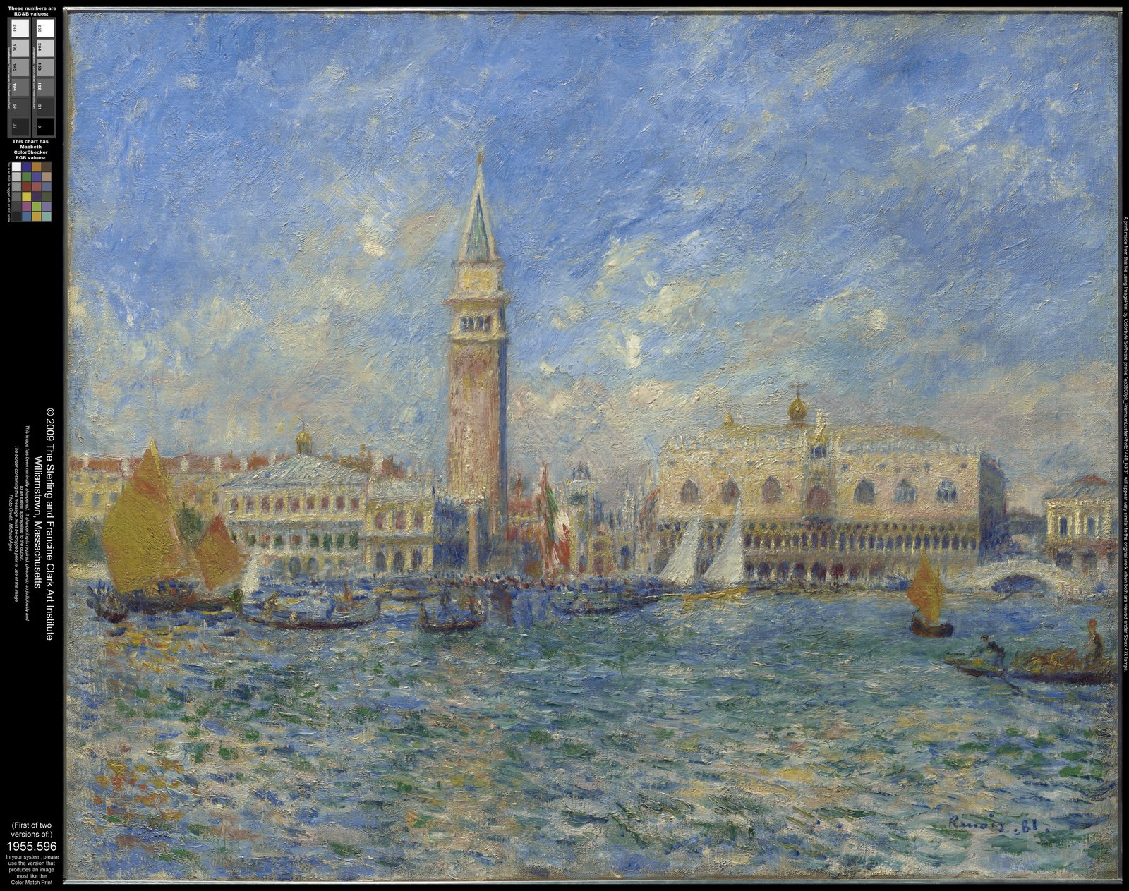 Venezia, il Palazzo Ducale - Pierre-Auguste Renoir