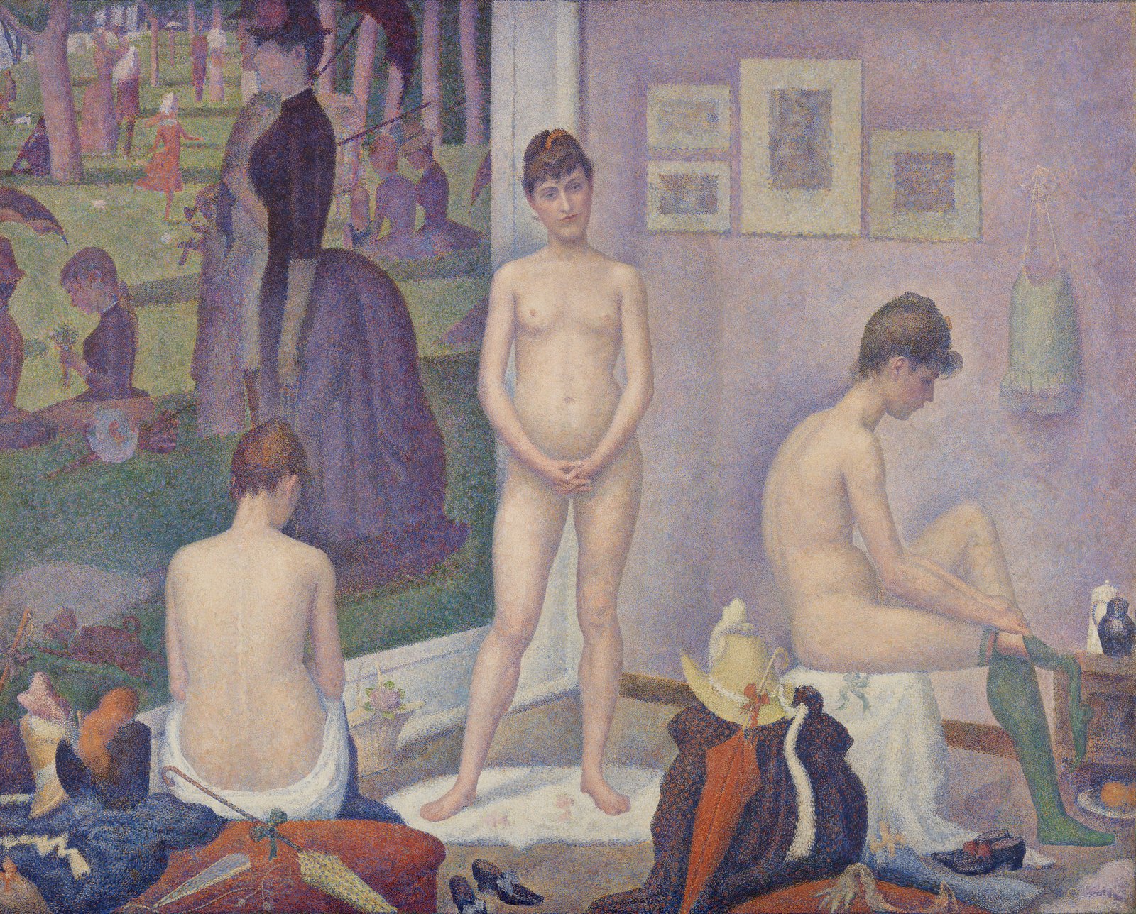Le modelle - Georges Seurat