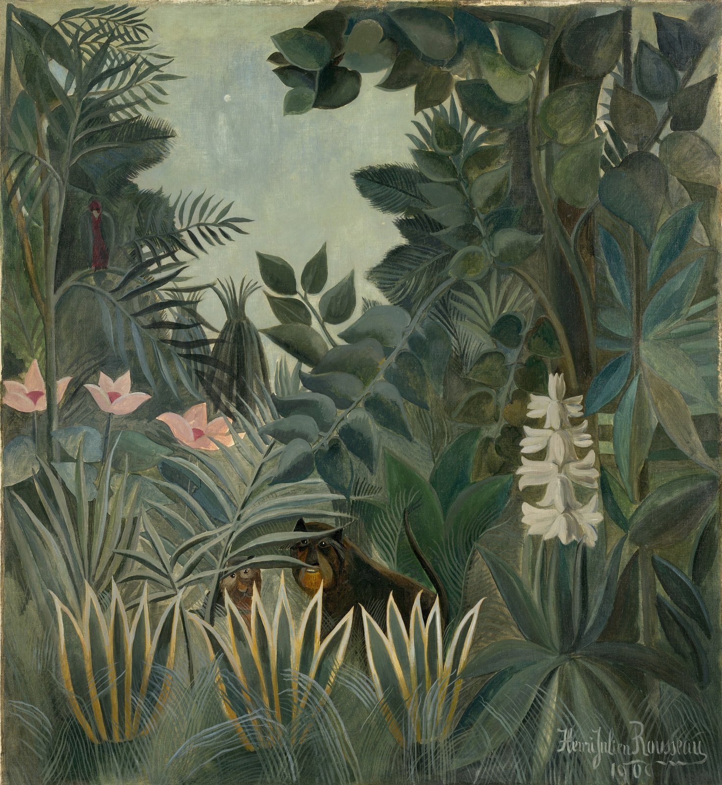 La giungla equatoriale - Henri Rousseau