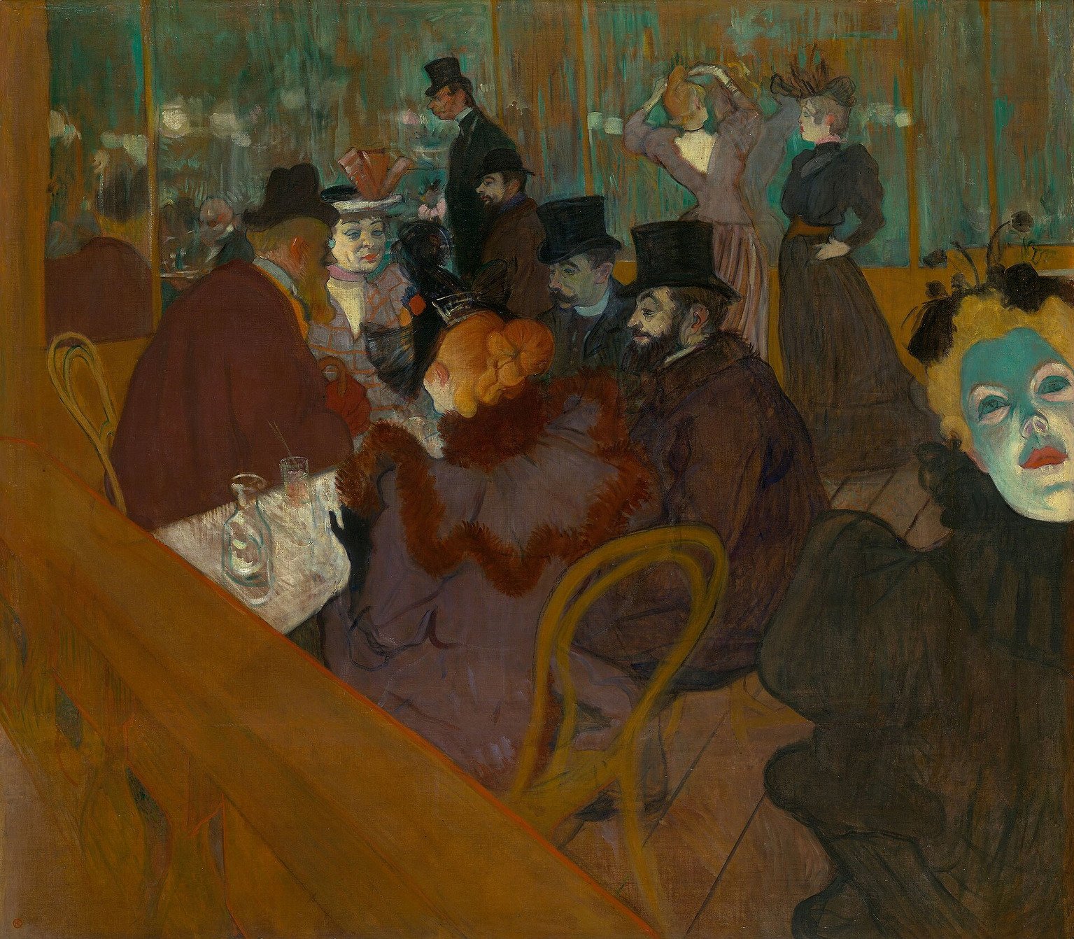 Al Moulin Rouge - Henri de Toulouse-Lautrec
