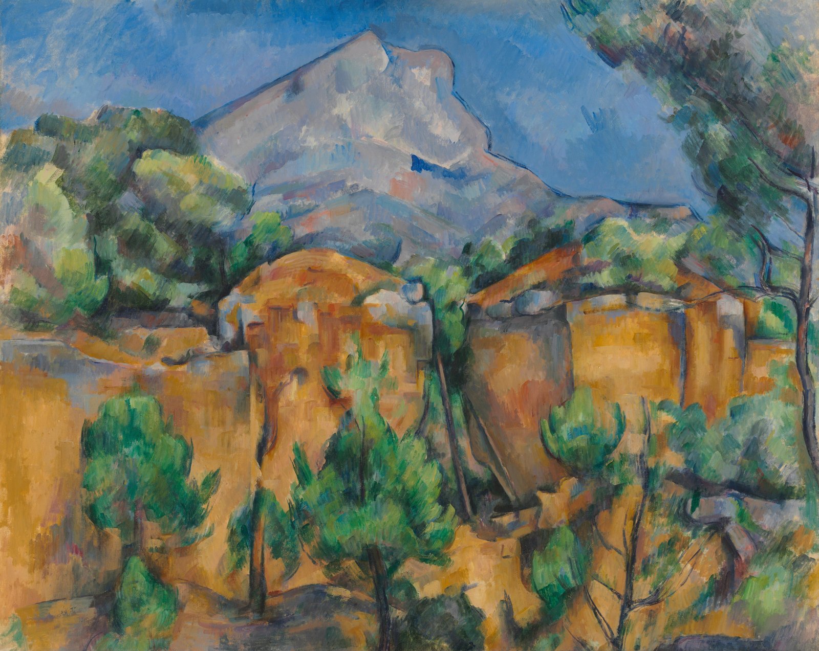 La montagna Sainte-Victoire - Paul Cézanne