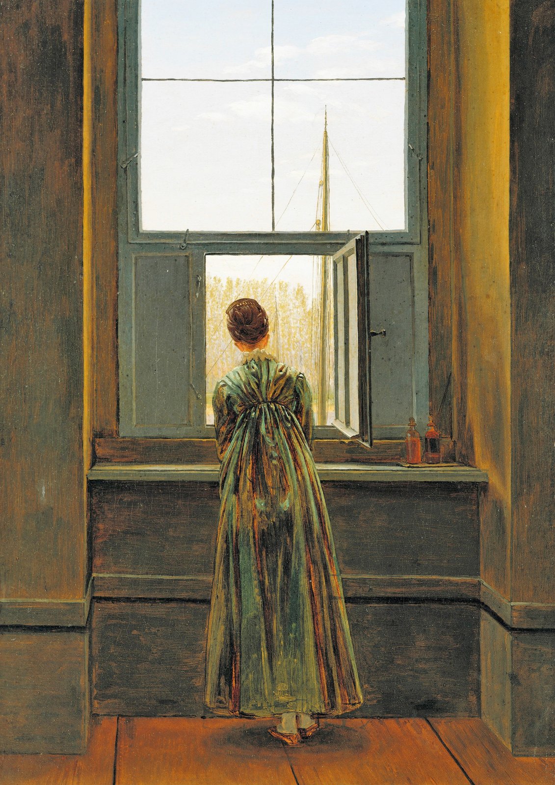Donna alla finestra - Caspar David Friedrich
