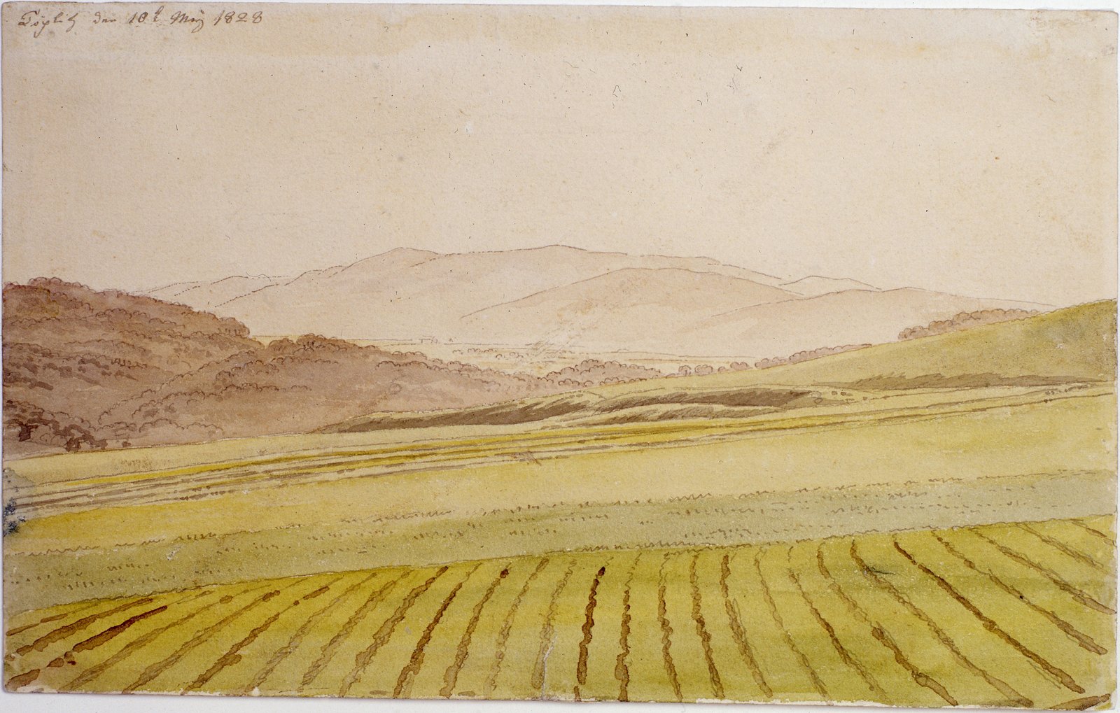Paesaggio boemo - Caspar David Friedrich