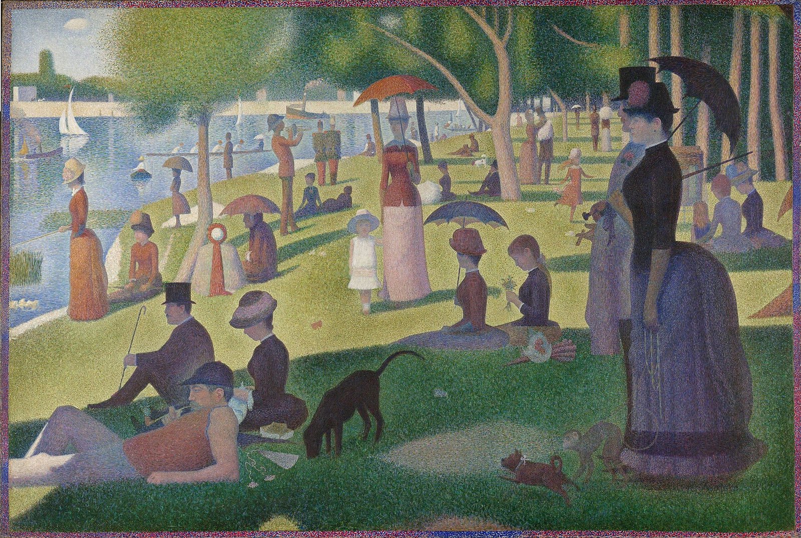 Una domenica pomeriggio sull'isola della Grande-Jatte - Georges Seurat