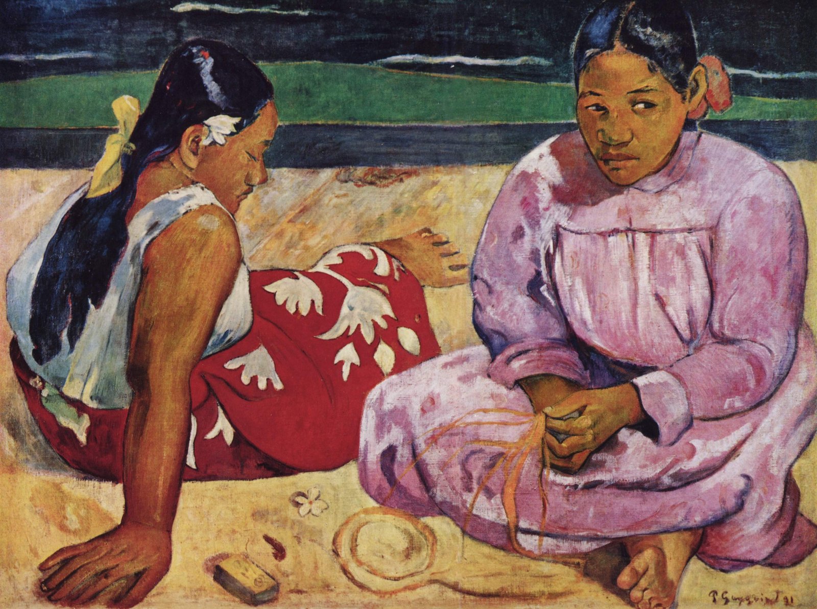 Due donne tahitiane - Paul Gauguin
