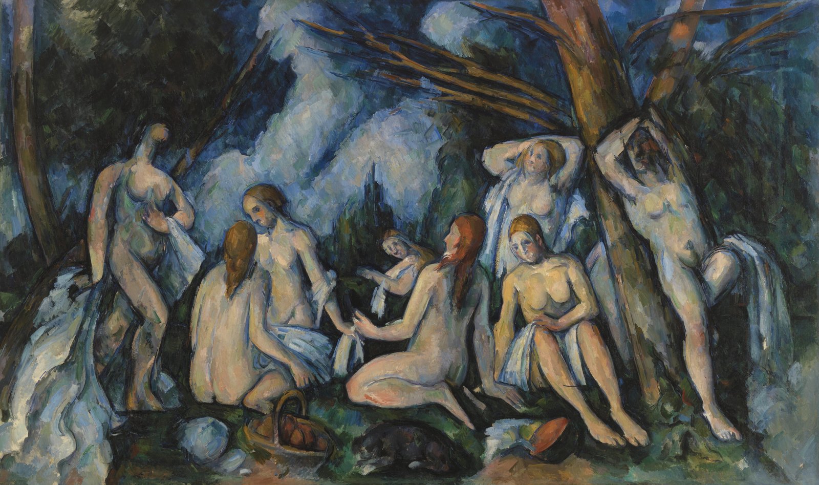 Le grandi bagnanti - Paul Cézanne