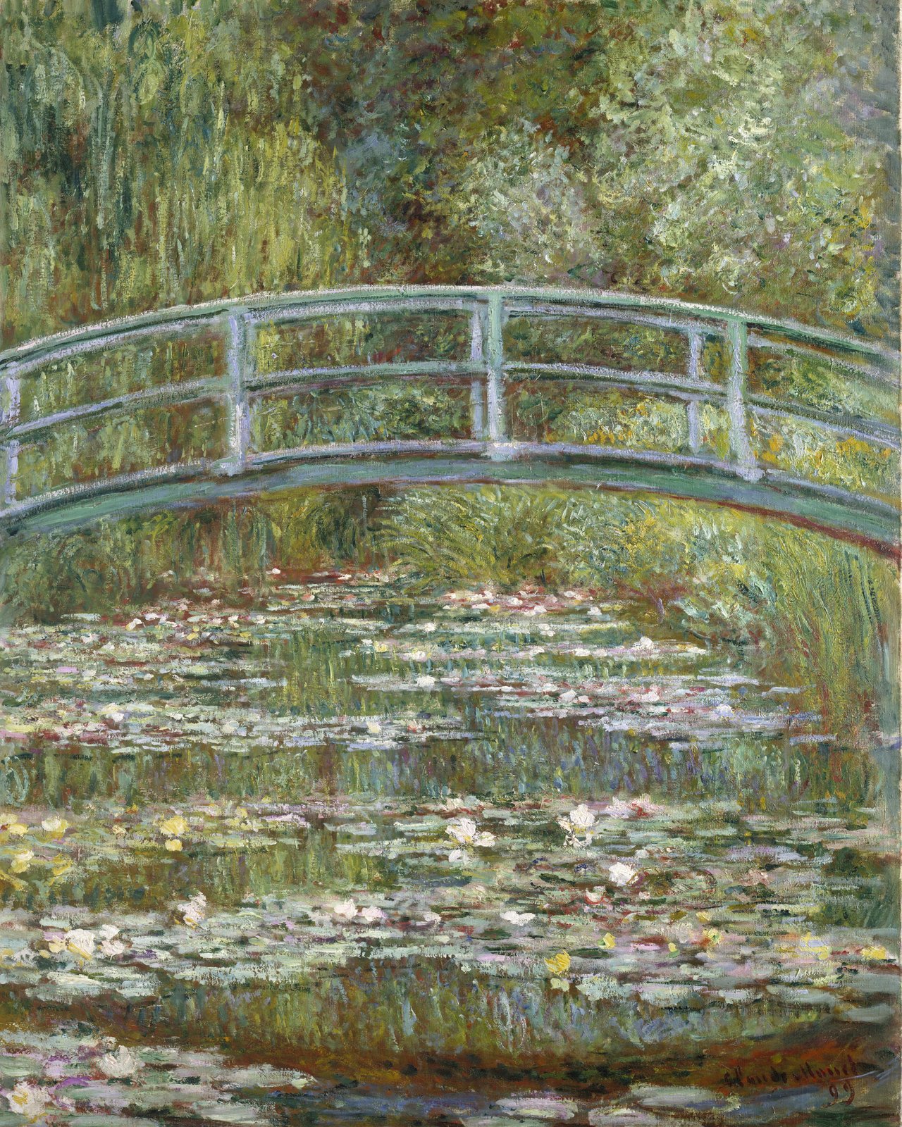 Il ponte giapponese sullo stagno delle ninfee - Claude Monet