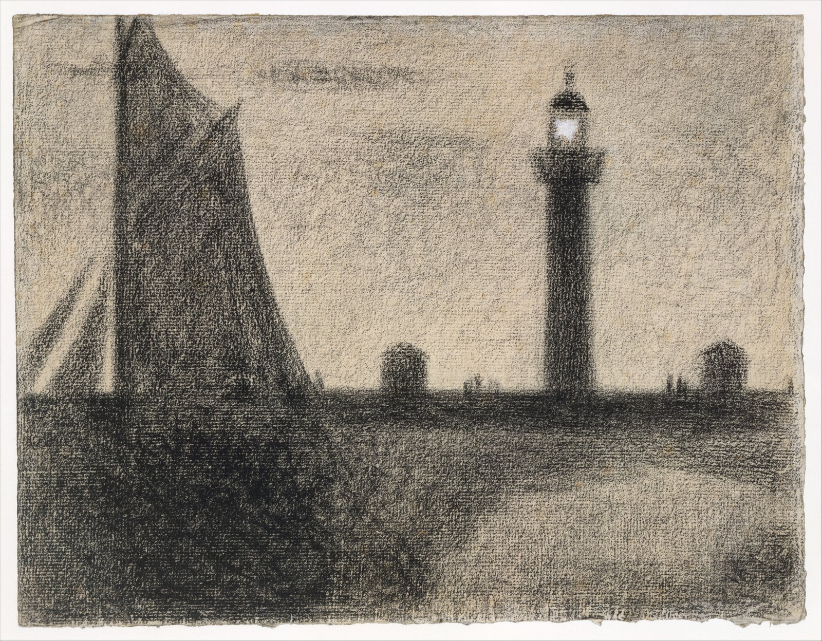 Il faro di Honfleur - Georges Seurat