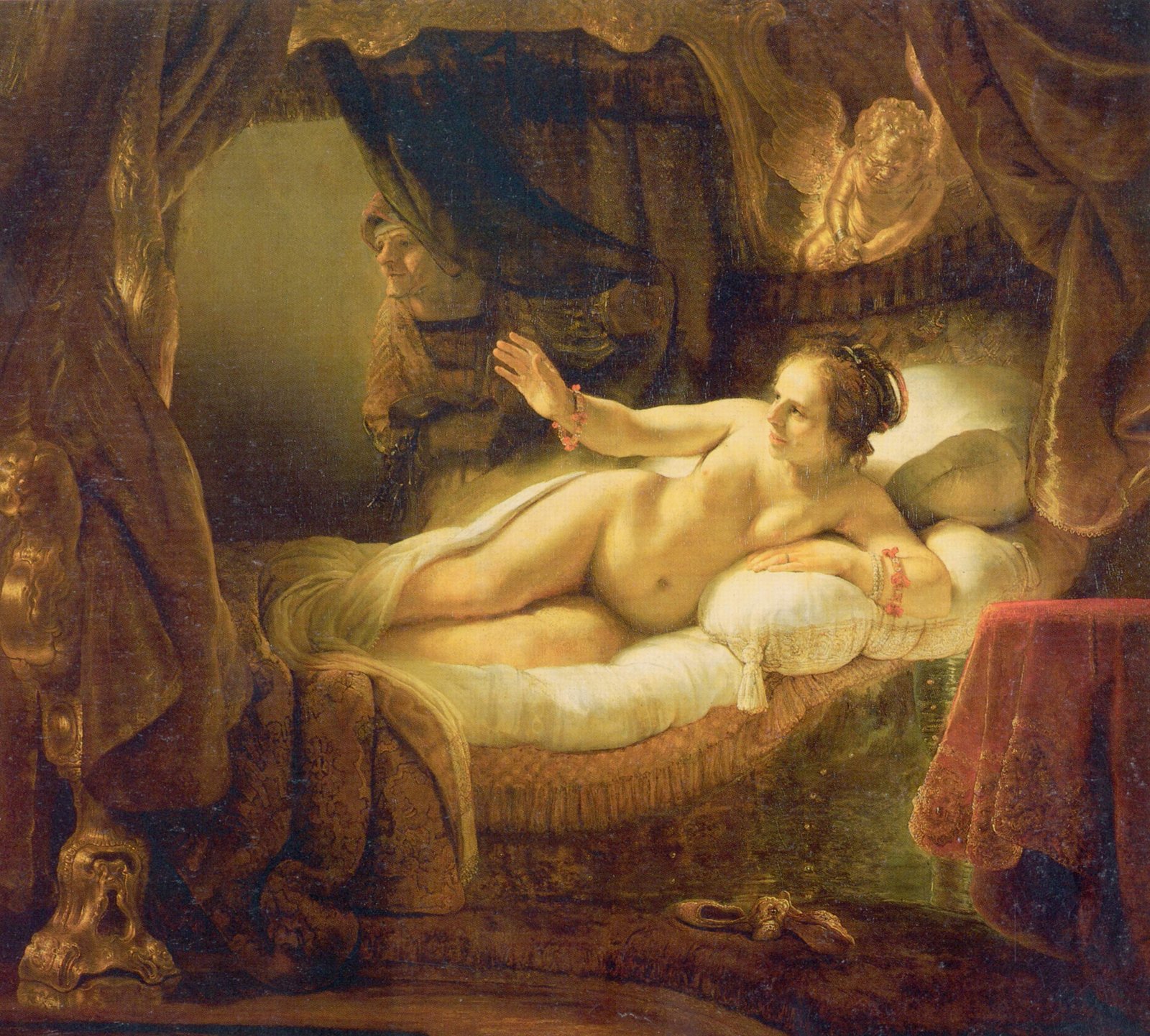 Danae - Rembrandt van Rijn