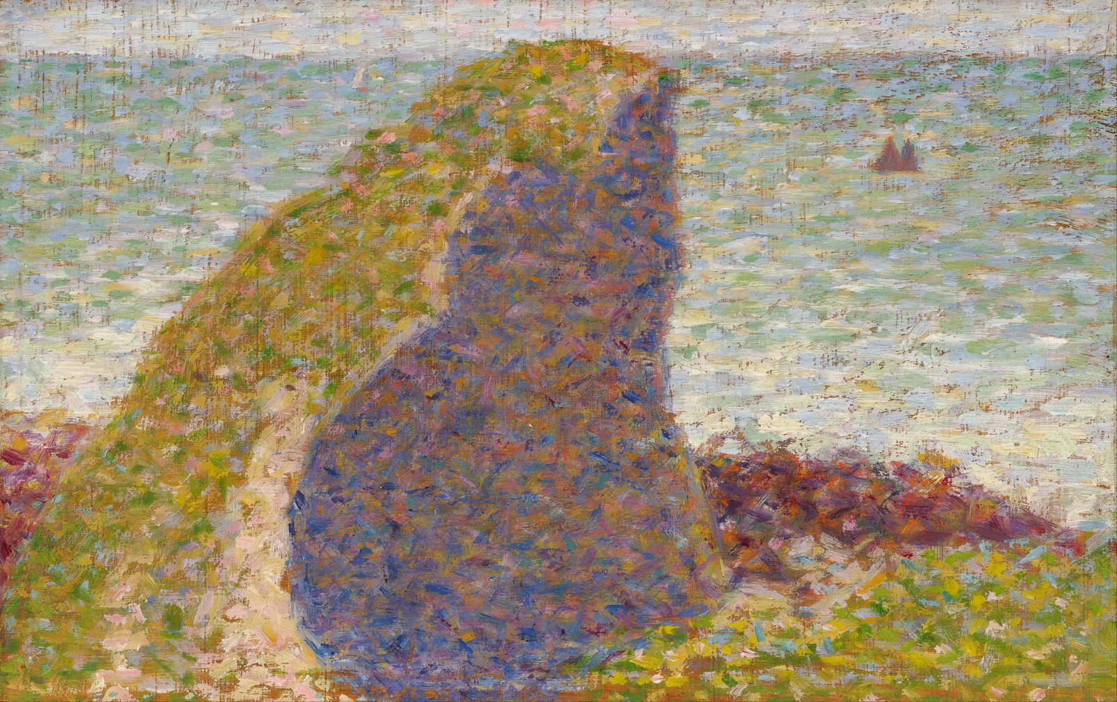 Il Bec du Hoc, Grandcamp - Georges Seurat