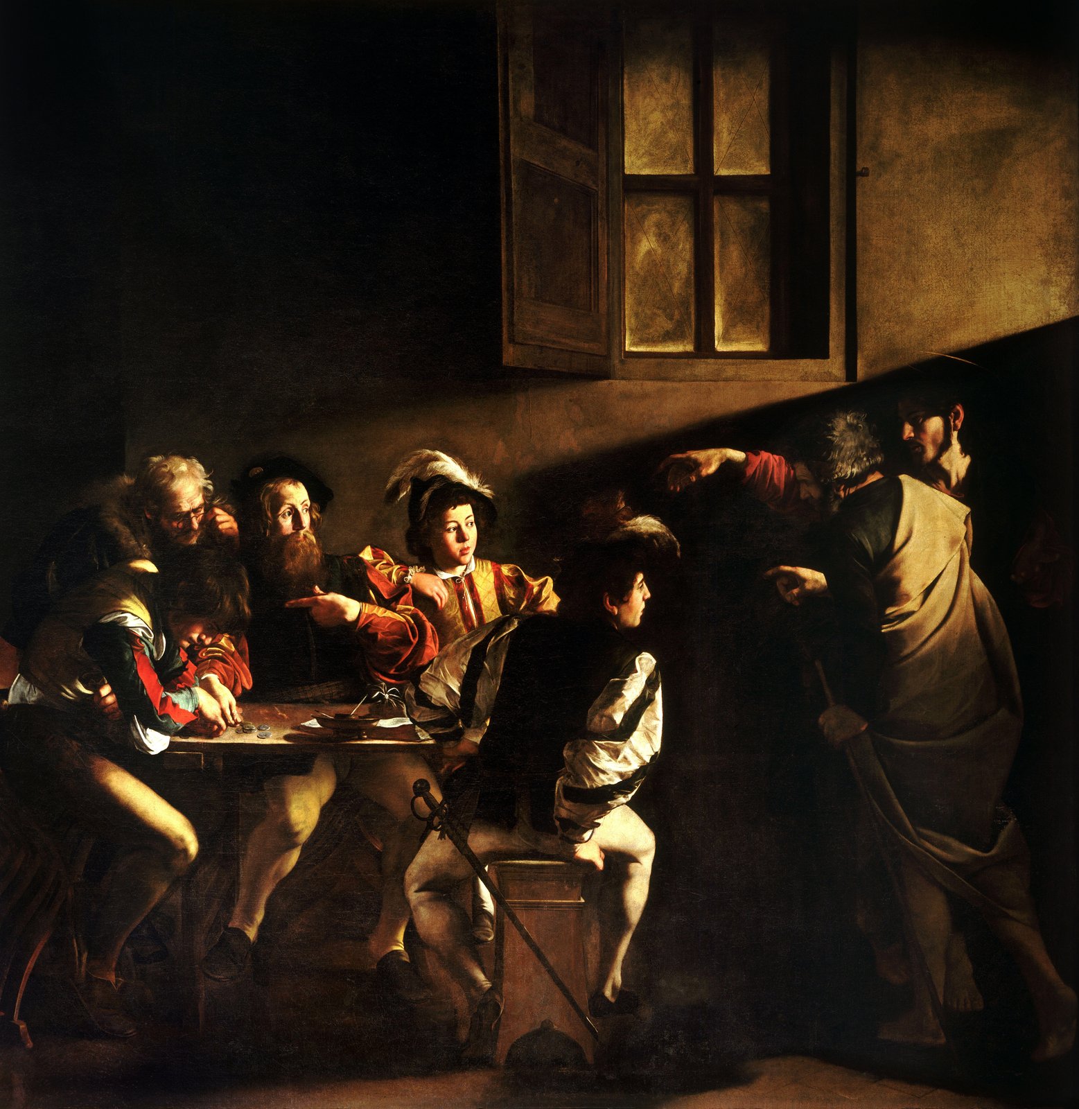 Vocazione di san Matteo - Caravaggio
