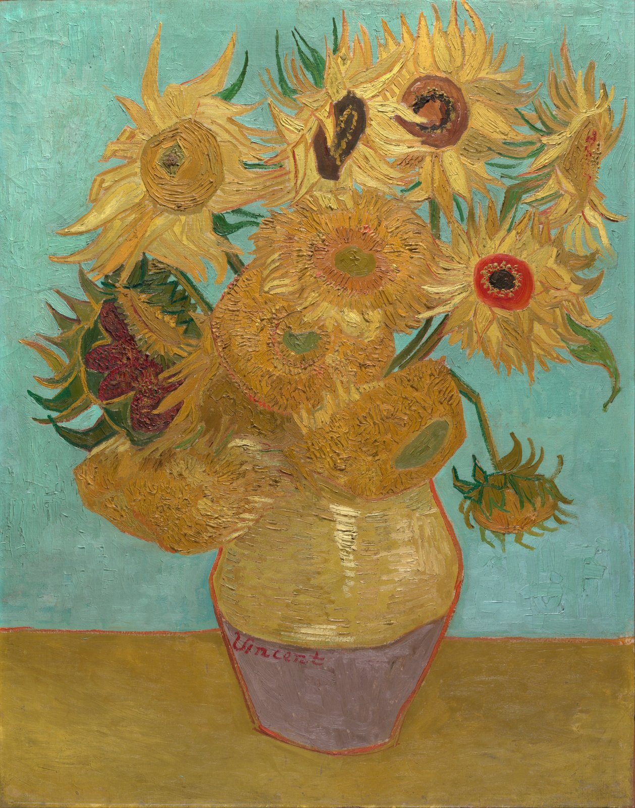 Vaso con dodici girasoli - Vincent van Gogh