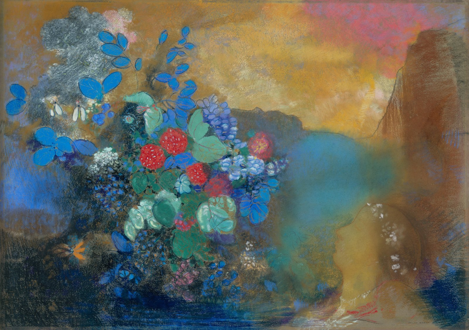 Ofelia tra i fiori - Odilon Redon