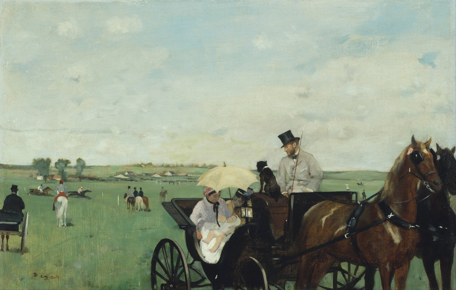 Alle corse - Edgar Degas