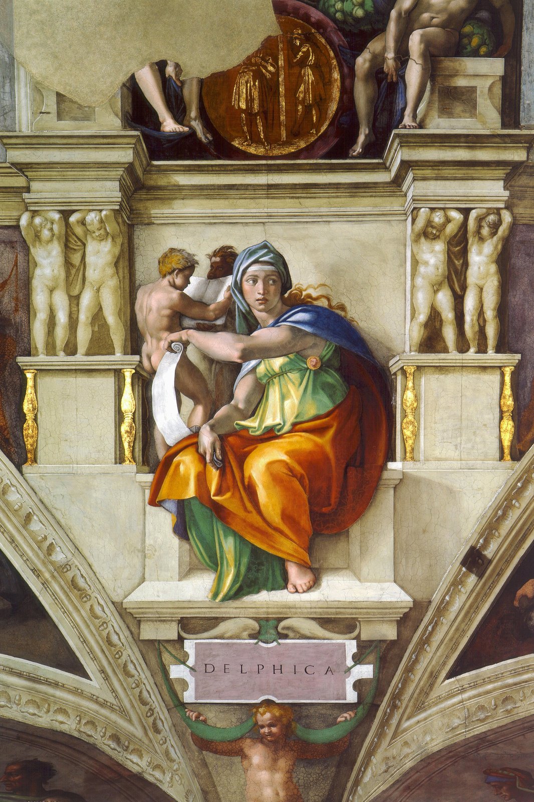 Sibilla Delfica - Michelangelo