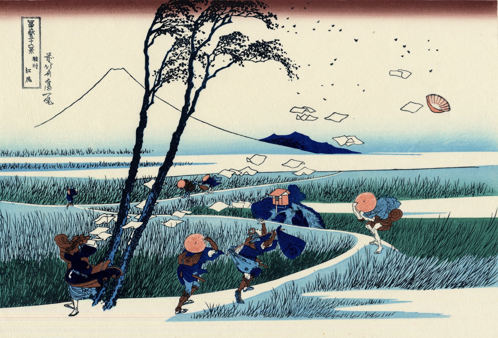 Ejiri nella provincia di Suruga - Katsushika Hokusai