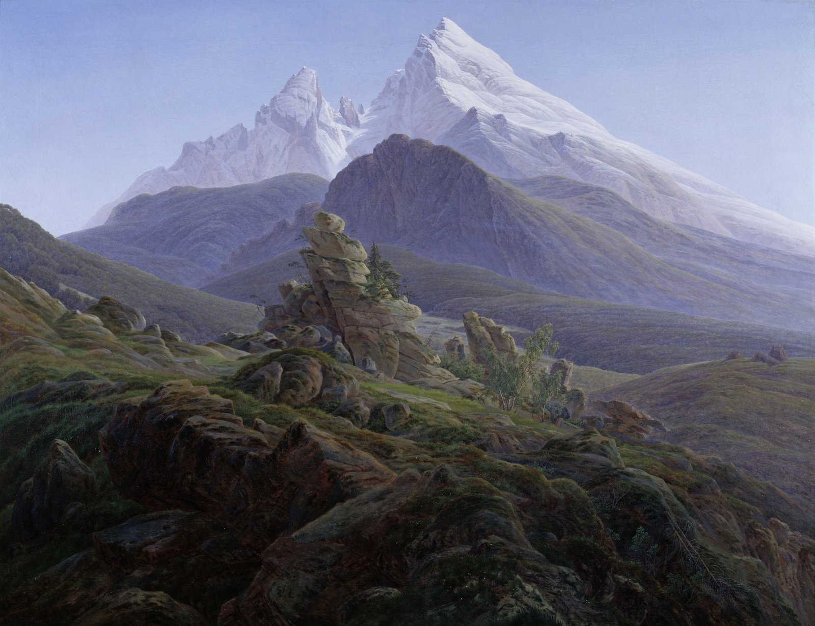 Il Watzmann - Caspar David Friedrich