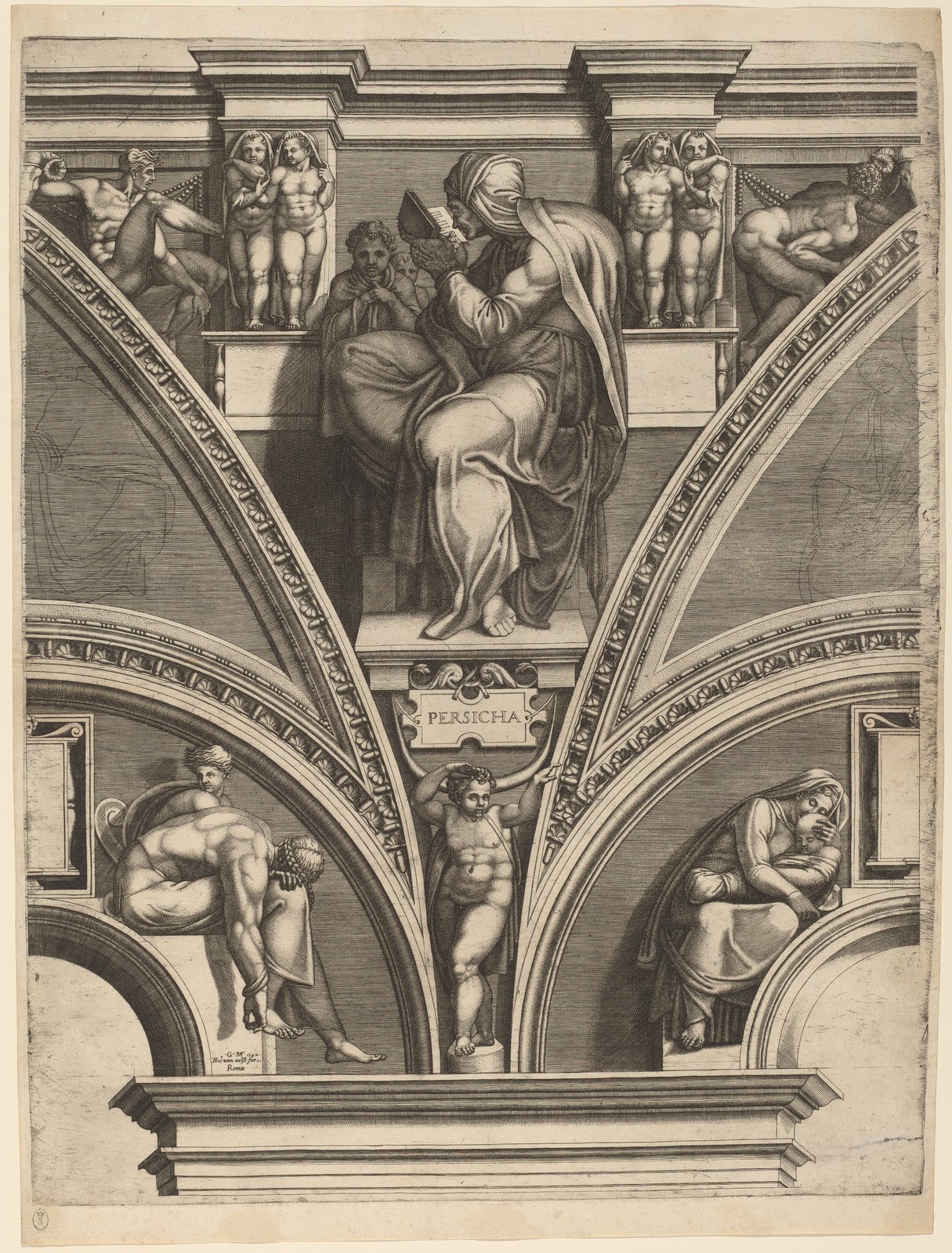 Sibilla Persica - Michelangelo