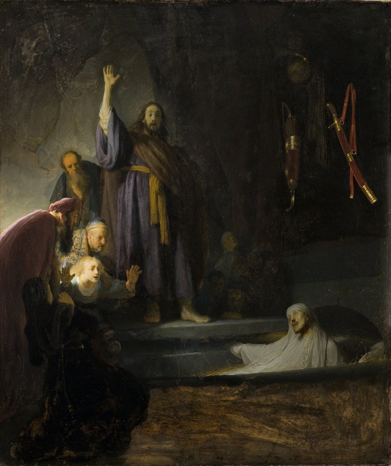 La resurrezione di Lazzaro - Rembrandt van Rijn