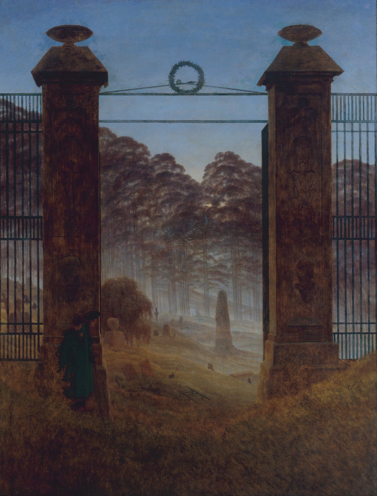 Ingresso del cimitero - Caspar David Friedrich
