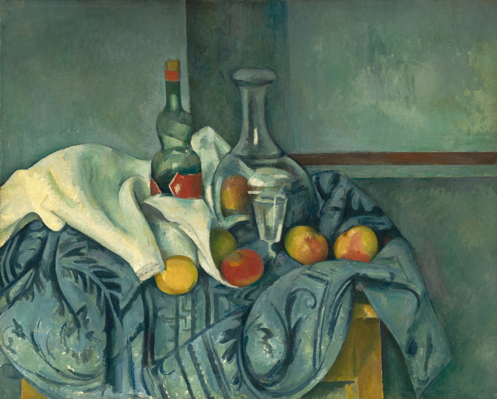 La bottiglia di menta - Paul Cézanne