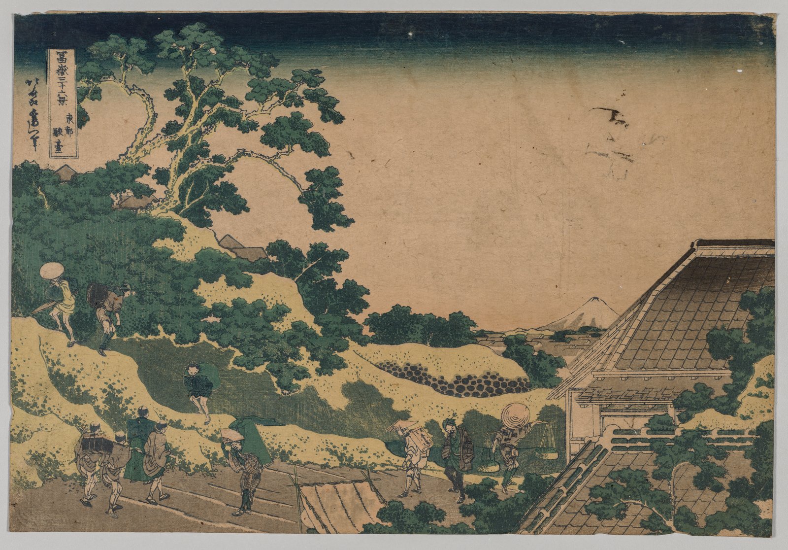 Sundai, Edo - Katsushika Hokusai