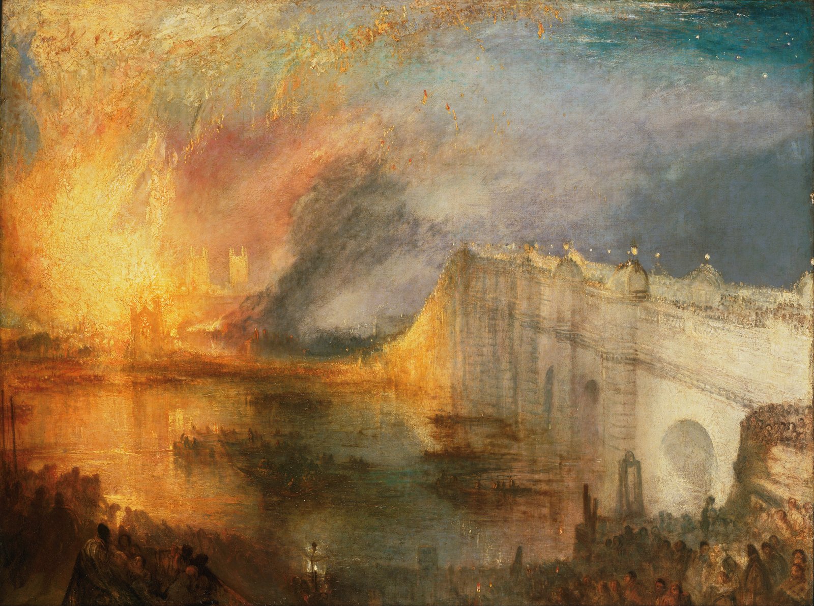 L'incendio delle Camere dei Lord e dei Comuni - J. M. W. Turner