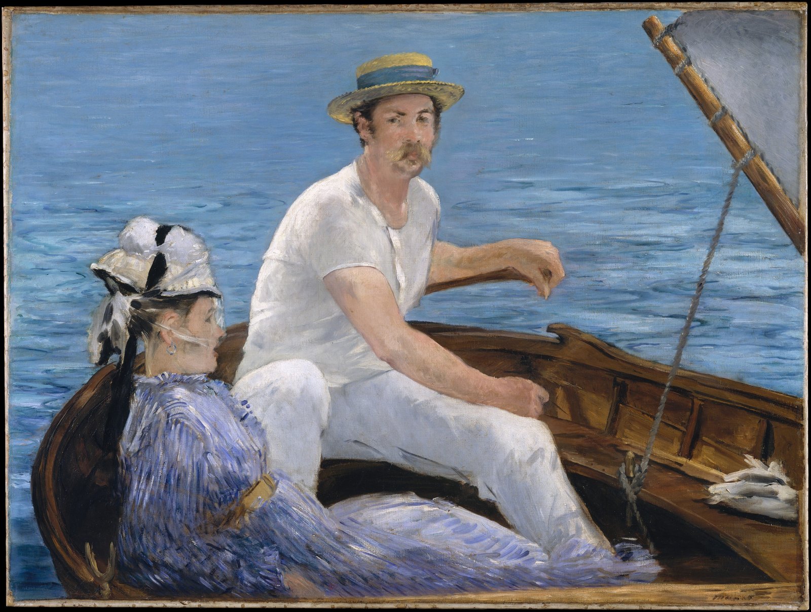 In barca ad Argenteuil - Édouard Manet