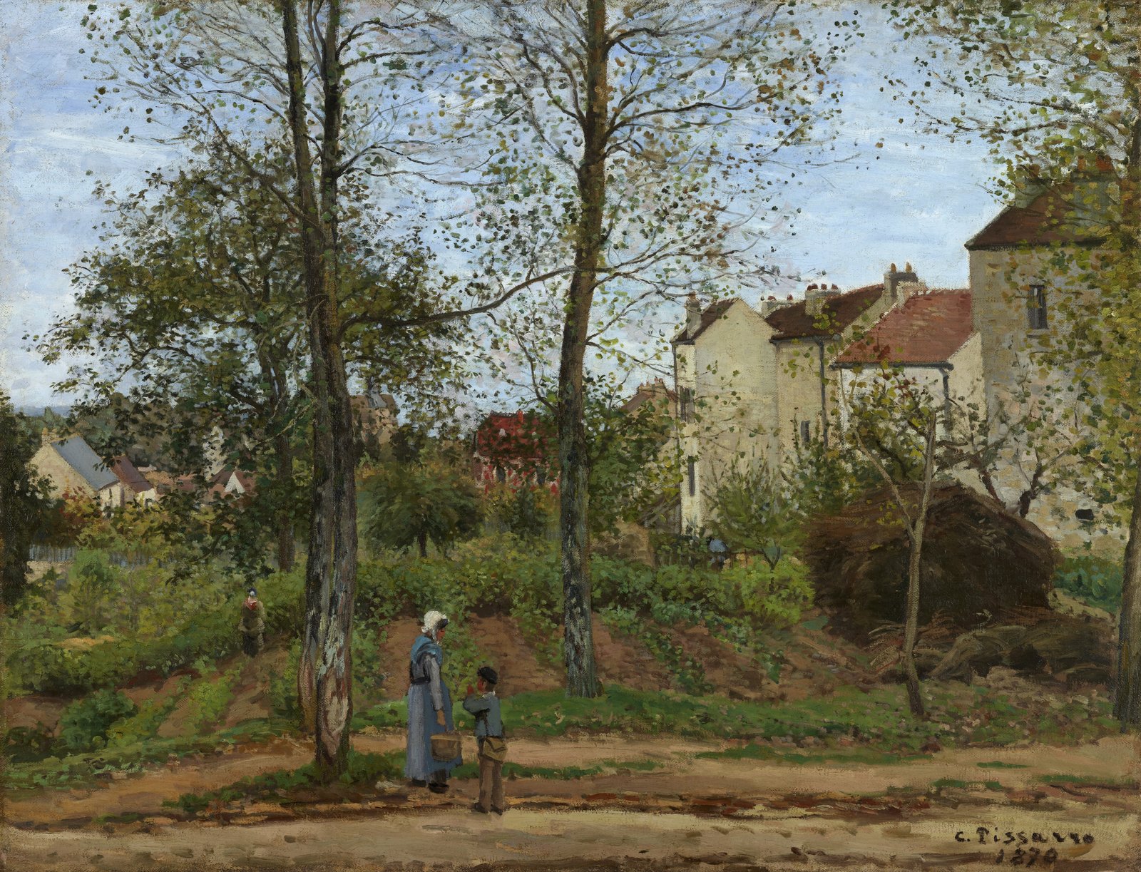 Il giardino di Pontoise - Camille Pissarro