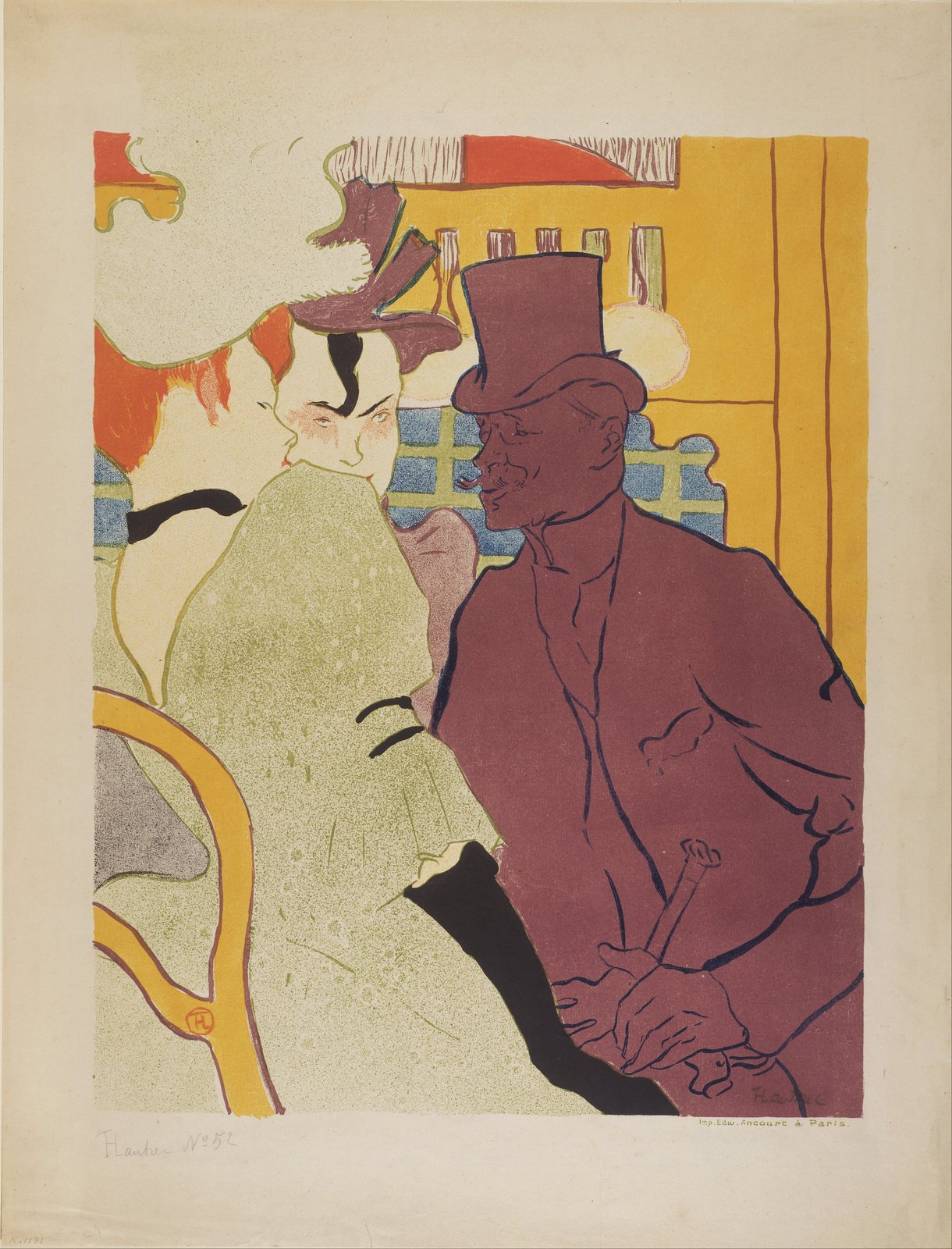 L'inglese al Moulin Rouge - Henri de Toulouse-Lautrec
