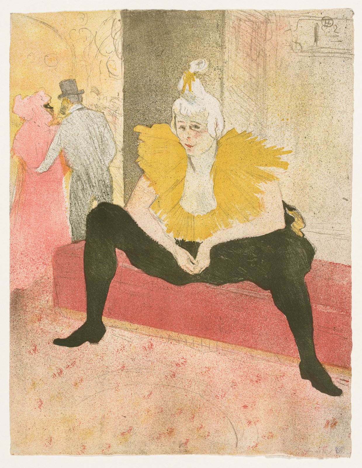 La clownessa Cha-U-Kao - Henri de Toulouse-Lautrec