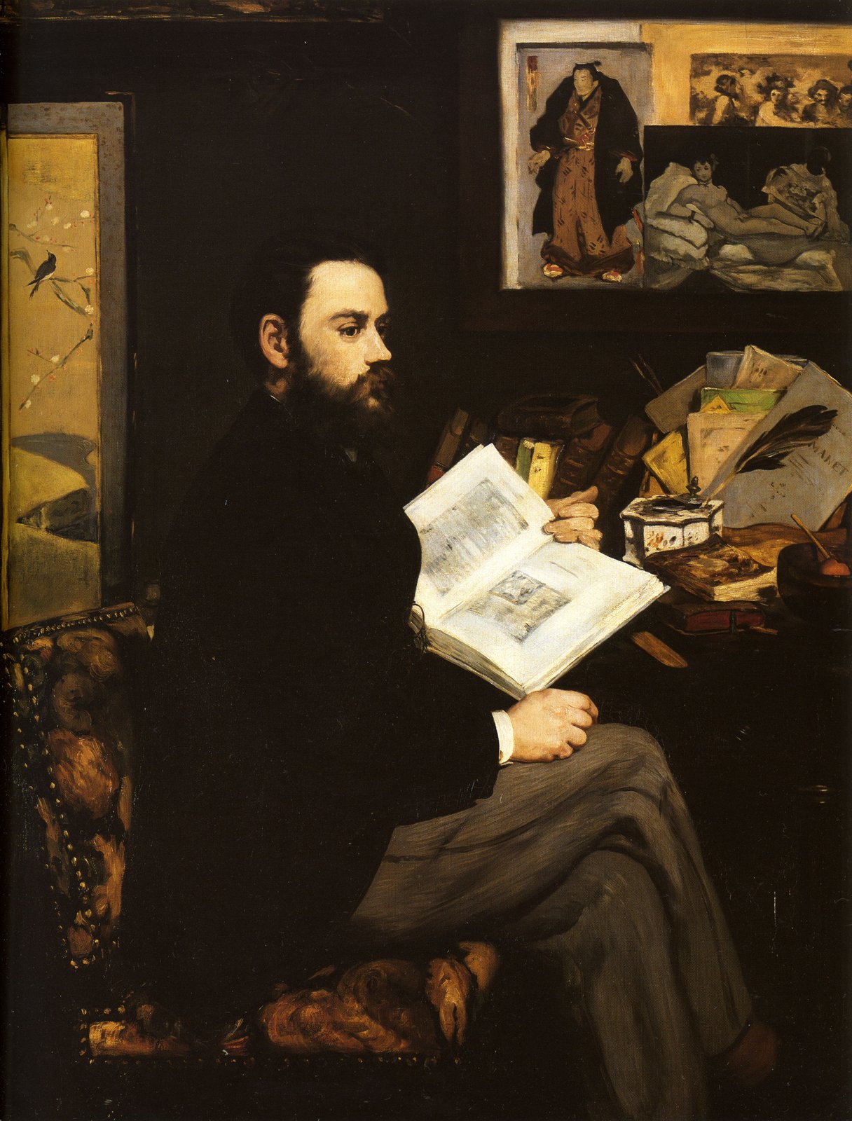 Ritratto di Émile Zola - Édouard Manet