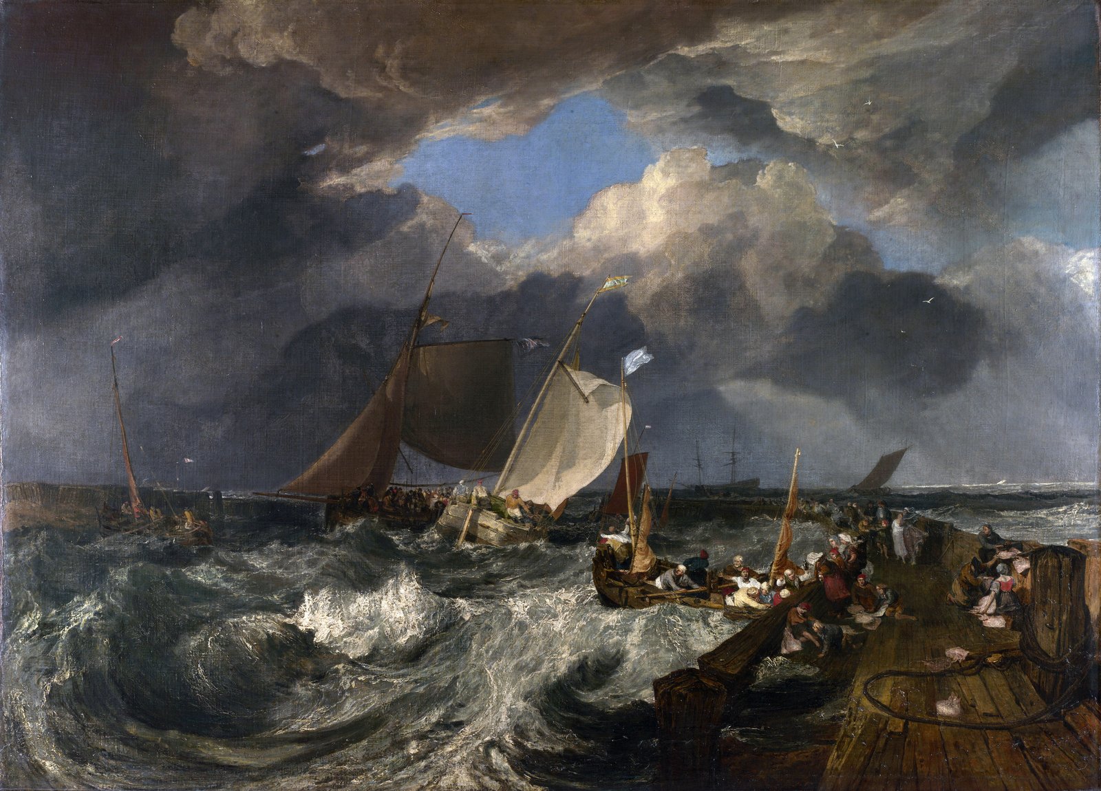 Il molo di Calais - J. M. W. Turner